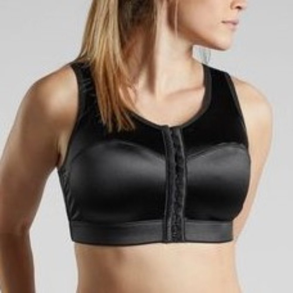 ENELL Full Coverage High Impact Sports Bra Black Size 3